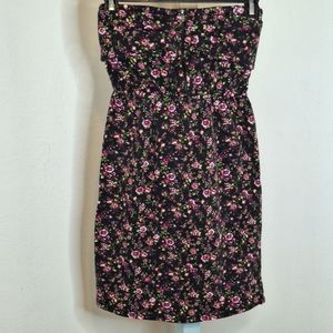 Chesley Strapless Floral Dress